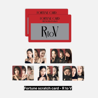 [🎫ส่วนลด50% เก็บในLIVE🔴] Fortune scratch card R to V พร้อมส่ง