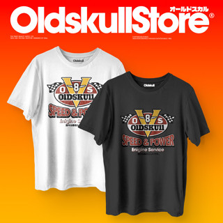 Oldskull CLASSIC 4 เสื้อยืดผู้ชาย เสื้อยืด คอกลม แขนสั้น พิมพ์ลาย