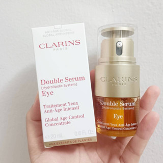 ส่งฟรี CLARINS Double Serum Eye ขนาดปกติ 20ml ผลิตภัณฑ์บำรุงรอบดวงตา AUG01