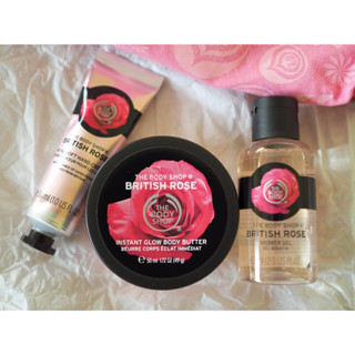 ส่งฟรี The Body Shop British Rose Set  เซ็ตบำรุงผิว