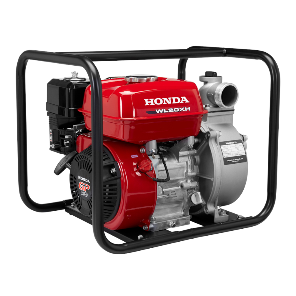 HONDA WL20XH เครื่องสูบน้ำเบนซิน4จังหวะ 5.5 HP * ท่อ 2 นิ้ว * แถมฟรีน้ำมันเครื่อง *