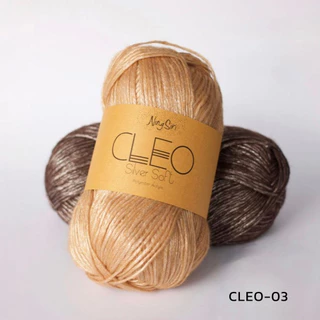 ไหมพรม NingSiri CLEO Silver Soft ครีโอ ซิลเวอร์ ซอฟท์