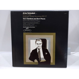 3LP Vinyl Records แผ่นเสียงไวนิล The Complete Beethoven Society Recordings, 1932-37  (H2D15)