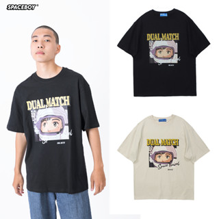 spaceboy เสื้อยืดแขนสั้น “Space travel dual match”  [DM176]