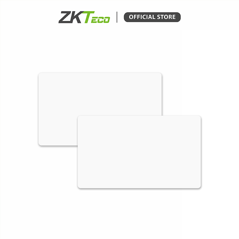 ZKTeco 10ใบ บัตรคีย์การ์ด 13.56Mhz Mifare card RFID Card แบบอ่านอย่างเดียว บัตรเปล่าพร้อมรหัส
