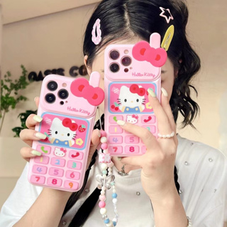 🎁ส่งของขวัญ🎁เคสไอโฟน 11 13 12 Pro Max hello kitty เคส for ไอโฟน14 pro max soft case Iphone