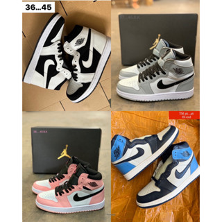 🏀รองเท้าผ้าใบน Air Jordon 1 Retro High  รองเท้าผ้าใบ  พร้อมส่ง