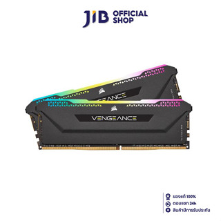 16GB (8GBx2) DDR4 3600MHz RAM (หน่วยความจำ) CORSAIR VENGEANCE RGB PRO SL (BLACK) (CMH16GX4M2D3600C18)