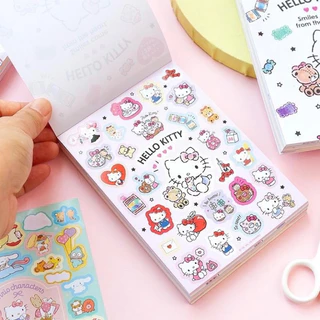 (แท้ พร้อมส่งทุกลายแล้วค่า💖)สมุดฉีกsanrio มี104แผ่น,128แผ่น,144แผ่น ในเล่มมีกระดาษ8ลายและมีสติ๊กเกอร์1แผ่น