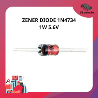 (10 pcs) ZENER DIODE 1N4734 1W 5.6V