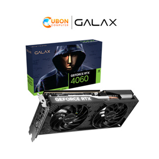 การ์ดจอ VGA GALAX GEFORCE RTX 4060 1-CLICK OC 2X - 8GB GDDR6 ประกันศูนย์ 3 ปี