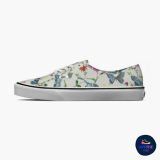 [ของแท้ ส่งฟรี จากไทย] VANS AUTHENTIC - BUTTERFLY FLORAL MARSHMALLOW/TRUE WHITE