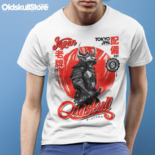 OLDSKULL CLASSIC 13 เสื้อยืดผู้ชาย เสื้อยืด คอกลม แขนสั้น พิมพ์ลาย