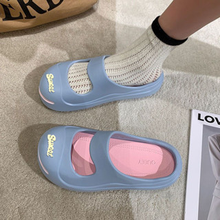 LHfashion นำเทรน🚨 รองเท้าแตะน่ารัก รองเท้าหัวโตสีทูโทน❣️ ยางนิ๊มนิ่ม แมทช์เข้าได้ทุกชุด พร้อมส่งน๊าาา ✈️