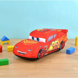 ตุ๊กตารถ lightning mcqueen รถแมคควีน ดิสนีย์ เรื่อง Cars เนื้อมาชเมลโล่ 50 cm นุ่มแน่น 🇯🇵🇯🇵