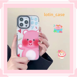 🎁ส่งของขวัญ🎁เคสไอโฟน สำหรับ 11 13 for iPhone Case 14 12 Pro Max การ์ตูน สีชมพู น่ารัก กันกระแทก ปกป้อง เคสโทรศัพท์