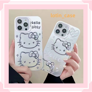 🎁ส่งของขวัญ🎁เคสไอโฟน สำหรับ 11 13 for iPhone Case 14 12 Pro Max การ์ตูน น่าสนใจ แมว กันกระแทก ปกป้อง เคสโทรศัพท์