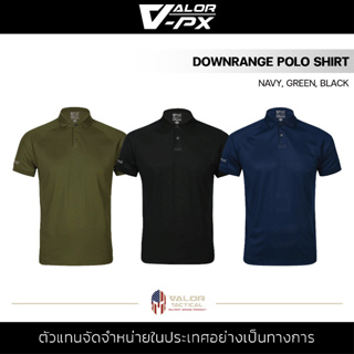 Valor PX-Downrange Polo Shirt-NO SCREEN เสื้อโปโล คอปก แขนสั้น polyester 100%