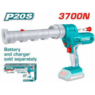 Total ปืนยิงซิลิโคน แบตเตอรี่ ไร้สาย 20 โวลท์ รุ่น TCGLI2001 ( 20V Lithium-ion Caulking Gun )