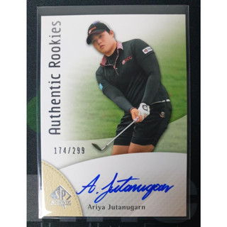 การ์ด Upper Deck โปรเม เอรียา จุฑานุกาล ลายเซ็นต์ Rookie Auto - Ariya Jutanugarn กอล์ฟ Golf