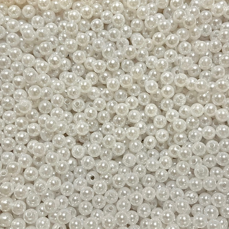 ลูกปัดมุกสีขาว (40g.)