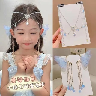 สร้อยประดับโซ่คล้องผม คล้องหู ตกแต่งสวยๆสไตล์เจ้าหญิง ใส่ได้ทั้งเด็กและผู้ใหญ่ พร้อมส่ง