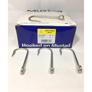 เบ็ดตรากุญแจ MUSTAD 2335 หน้าตรงมีห่วงแท้100% ร้านคนไทยค่ะ