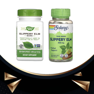 Slippery Elm, 400 mg, 100 VegCaps | Solaray, Natures Way