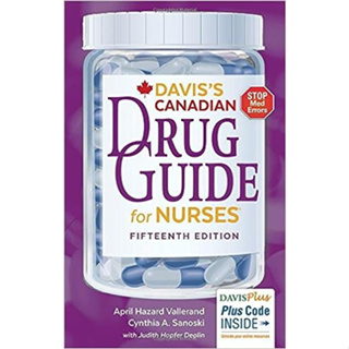 Daviss Drug Guide for Nurses Canadian Version (Paperback) ISBN:9780803657069