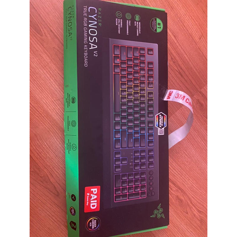 razer keyboard Cynosa v2 (มือ2)