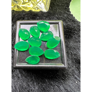 Synthetic Jade pear shape 9x6mm 10 pieces