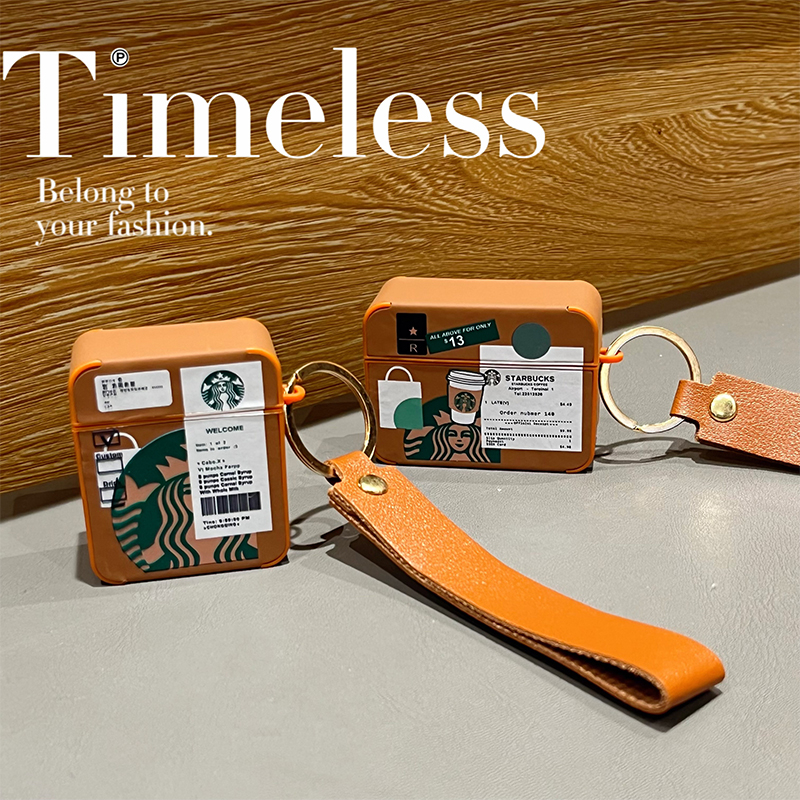 เคสแอร์พอด 3 Case Airpods 3 pro2 case แบรนด์ที่มีชื่อเสียง สตาร์บัคส์ พร้อมจี้ Airpod 3 pro2 case เค