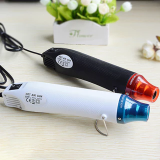 ปืนความร้อนแบบพกพา ฟิล์มหด 300W มัลติฟังก์ชั่น DIY ลอกฉลาก ฮีตเตอร์ ไดร์เป่าลมร้อน ไดร์เป่าผม