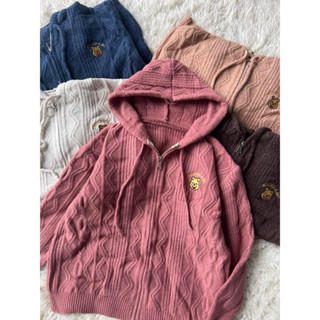 เสื้อคลุมไหมพรม คาดิแกน ผ้านุ่ม รหัส P36