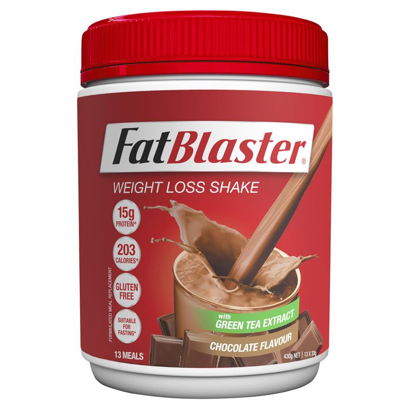 Fatblaster shake Less Sugar 430g โปรตีนลดน้ำหนักทดแทนมื้ออาหาร