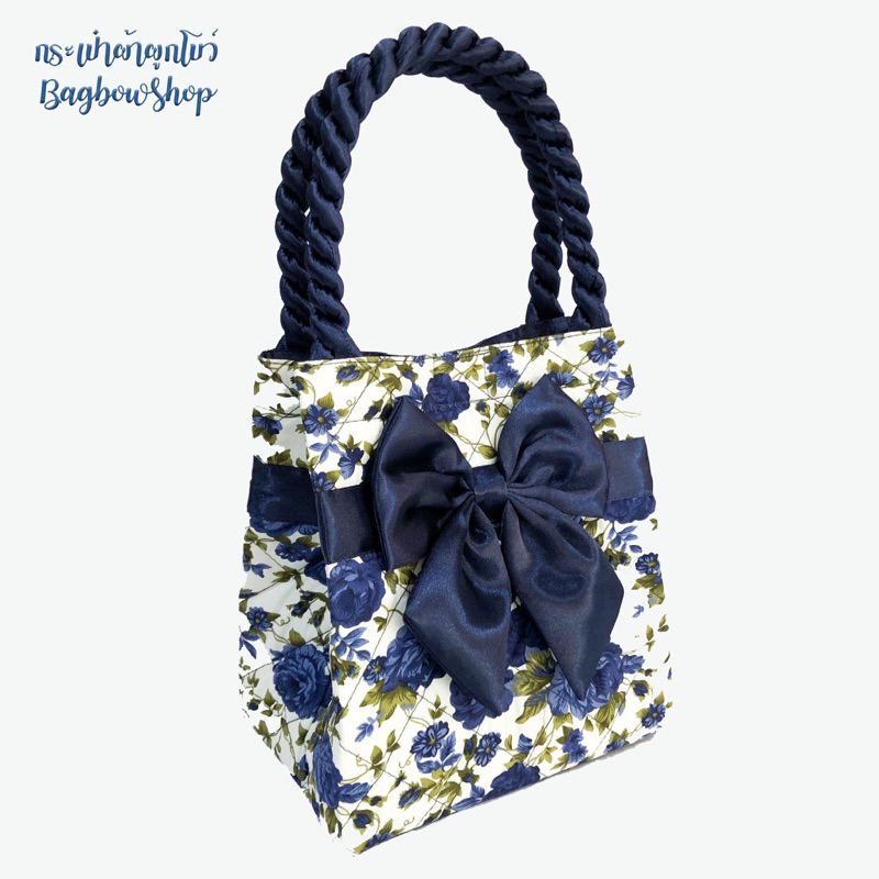 Bagbowshop - กระเป๋าแบบพับข้าง สำหรับถือ ขนาดกระทัดรัด