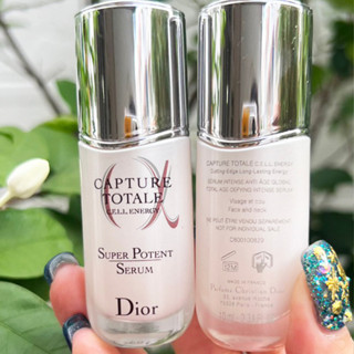 10ml DIOR Capture Totale Super Potent Serum Total Age-Defying and Firming Face Serum เซรั่ม เข้มข้น ช่วยแก้ไข ริ้วรอย