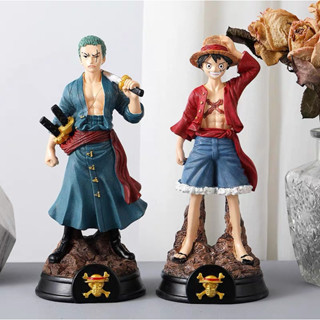 โมเดลตุ๊กตาฟิกเกอร์ อนิเมะ Luffy Monkey D Luffy ขนาดเล็ก ของขวัญ สําหรับเก็บสะสม