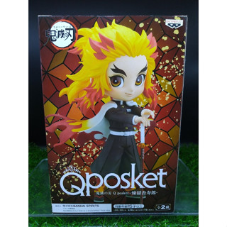 (ของแท้ สีA) Q posket เรนโงคุ เคียวจูโร่ ดาบพิฆาตอสูร Q posket Kimetsu no Yaiba - Kyojuro Rengoku Ver.A