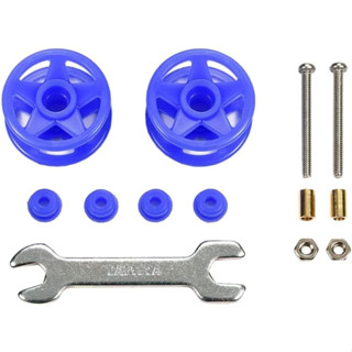 โรลพลาสติก 19/19มิล Tamiya 15532 - 2-Stage Low Friction Plastic Roller, (19 - 19 mm), Blue