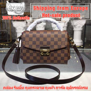 👜หลุยส์วิตตอง Louis Vuitton Croisette Shoulder bag กระเป๋า สุภาพสตรี/กระเป๋าสะพายไหล่