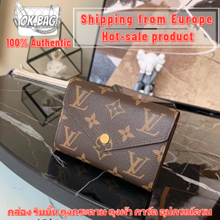 👜หลุยส์วิตตอง Louis Vuitton Victorine Wallet กระเป๋า สุภาพสตรี