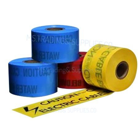 เทปคำเตือน เทป หน้ากว้าง 15 cm ยาว 300 เมตร/ม้วนWARNING TAPE WIDTH 6'' 300M.LONG(RED YELLOW COLOUR)เ