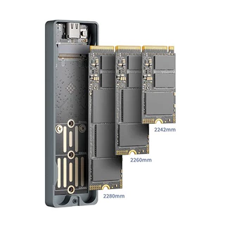 ⚡️กล่องใส่เอ็มดอททู⚡️HIKSEMI รุ่น MD202, MDS1, MDC1 Enclosure alluminio USB M.2 SSD PCIe NVME & SATA (USB 3.1)