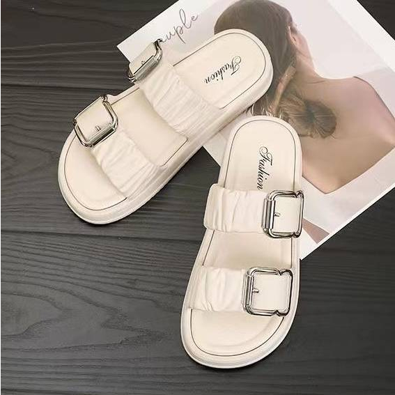 🚚 ส่งเร็วพร้อมส่ง🚚รองเท้าแตะ แบบสวม เเฟชั่น สไตล์เกาหลี รุ่น2887