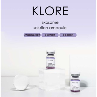 KLORE Glutathione Ampoule Kit 5ml./ Exosome Ampoule Kit 5ml/PDRN Ampoule 5ml.