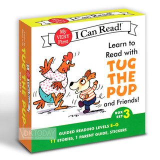 DKTODAY หนังสือ MY VERY FIRST I CAN READ BOX SET 3:LEARN TO READ WITH TUG THE PUP&amp;FRIENDS!