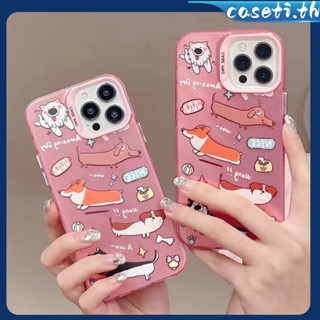 คูปองเคลม🎀เคสไอโ case for iphone 11 12 การ์ตูนหมาดัชชุนด์ตลกๆ เคส 14 13 12 11 pro max เคสโทรศัพท์มือถือที่สร้างสรรค์