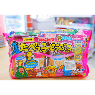 TABEKKO DOUBUTSU BISCUITS BUTTER 6PC  ขนมปังอบกรอบรสเนย