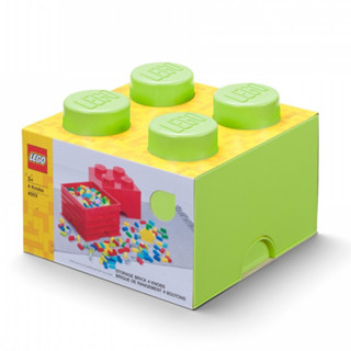 LEGO® 40031220 Storage Box Brick 4 Lime Green - (เลโก้ใหม่ ของแท้ 💯% กล่องสวย พร้อมส่ง)